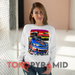 Vintage Nascar Daytona At The Speed Of Light White Sweatshirt