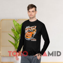Vintage Nascar Dick Trickle 5 Schneider Motorsport Black Long sleeved