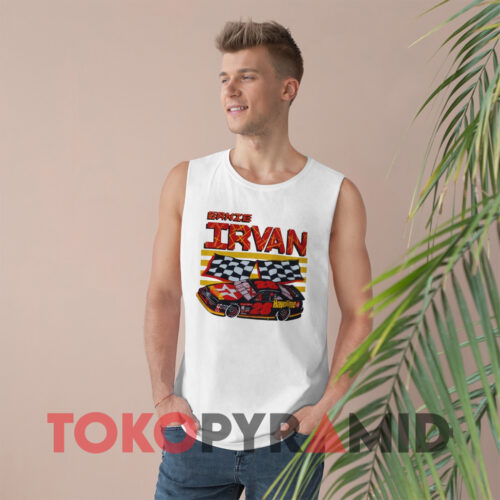 Vintage Nascar Ernie Irvan 28 Havoline White Tank Top Vintage Nascar Ernie Irvan 28 Havoline White Tank Top