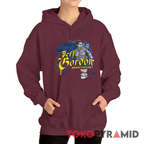 Vintage Nascar Jeff Gordon DuPont Driving Is My Life Hoodie