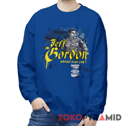 Vintage Nascar Jeff Gordon DuPont Driving Is My Life Sweatshirt