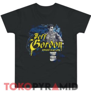 Vintage Nascar Jeff Gordon Dupont Driving Is My Life T shirt