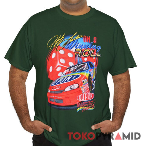 Vintage Nascar Jeff Gordon Dupont On A Winning Roll Shirt Vintage Nascar Jeff Gordon Dupont On A Winning Roll Shirt