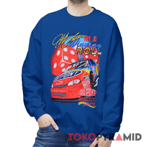 Vintage Nascar Jeff Gordon Dupont On A Winning Roll Sweatshirt Vintage Nascar Jeff Gordon Dupont On A Winning Roll Sweatshirt