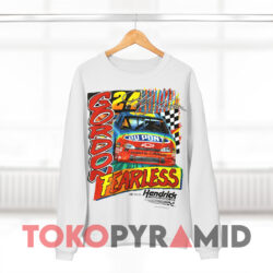 Vintage Nascar Jeff Gordon Fearless T-shirt 2 Vintage Nascar Jeff Gordon Fearless White Sweatshirt