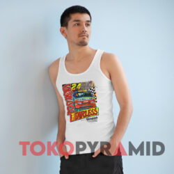 Vintage Nascar Jeff Gordon Fearless White Tank Top
