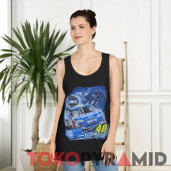 Vintage Nascar Jimmie Johnson Lowe's T-shirt 3 Vintage Nascar Jimmie Johnson Lowe's Black Tank Top