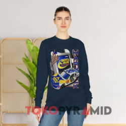 Vintage Nascar Kevin Harvick America Online T-shirt 2 Vintage Nascar Kevin Harvick America Online Navy Long sleeved