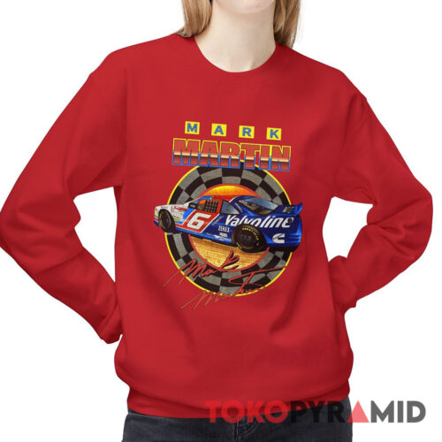 Vintage Nascar Mark Martin Valvoline Racing Sweatshirt