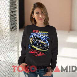 Vintage Nascar Rusty Wallace Fear is An Emotion T-shirt 2 Vintage Nascar Rusty Wallace Fear Is An Emotion Black Sweatshirt