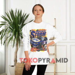 Vintage Nascar Rusty Wallace Takin em By Storm T-shirt 2 Vintage Nascar Rusty Wallace Takin'em By Storm White Sweatshirt