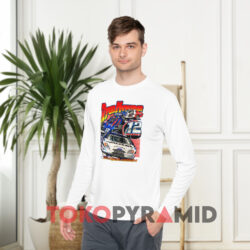 Vintage Nascar Ryan Newman Penske White Long sleeved