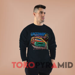 Vintage Nascar Speedway Indiana A Tradition Begins Black Sweatshirt