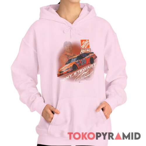 Vintage Nascar Tony Stewart 20 The Home Depot Hoodie