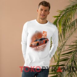 Vintage Nascar Tony Stewart 20 The Home Depot White Long sleeved