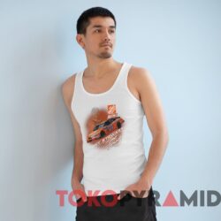 Vintage Nascar Tony Stewart 20 The Home Depot White Tank Top