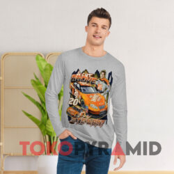 Vintage Nascar Tony Stewart Home Depot Cut Above T-shirt 4 Vintage Nascar Tony Stewart Home Depot Cut Above Grey Long sleeved
