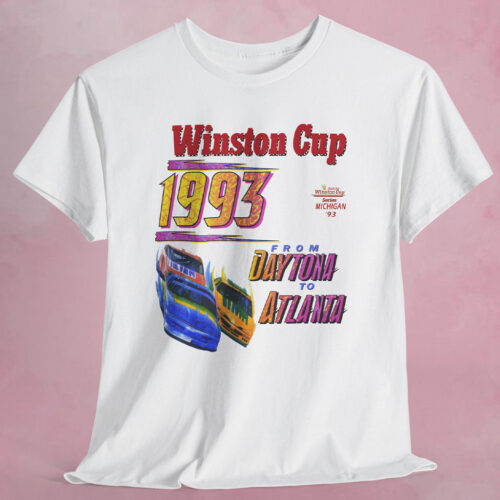 Vintage Nascar Winston Cup 1993 T-shirt From Daytona To Atlanta