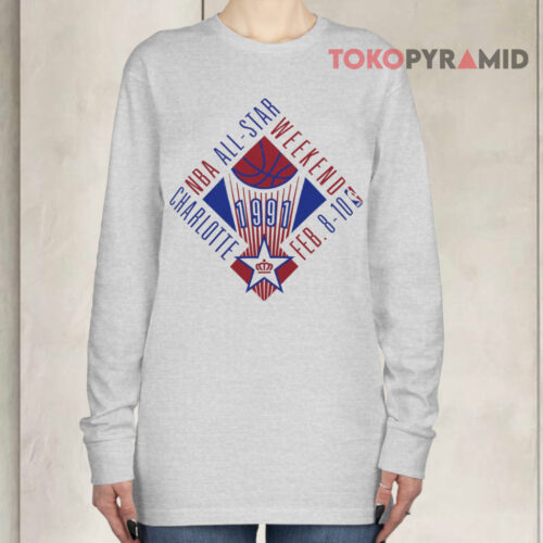 Vintage Nba 1991 Charlotte All star Game Long sleeved