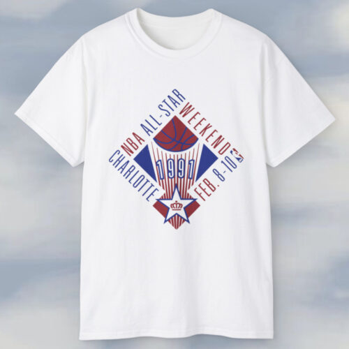 Vintage Nba 1991 Charlotte All star Game T shirt