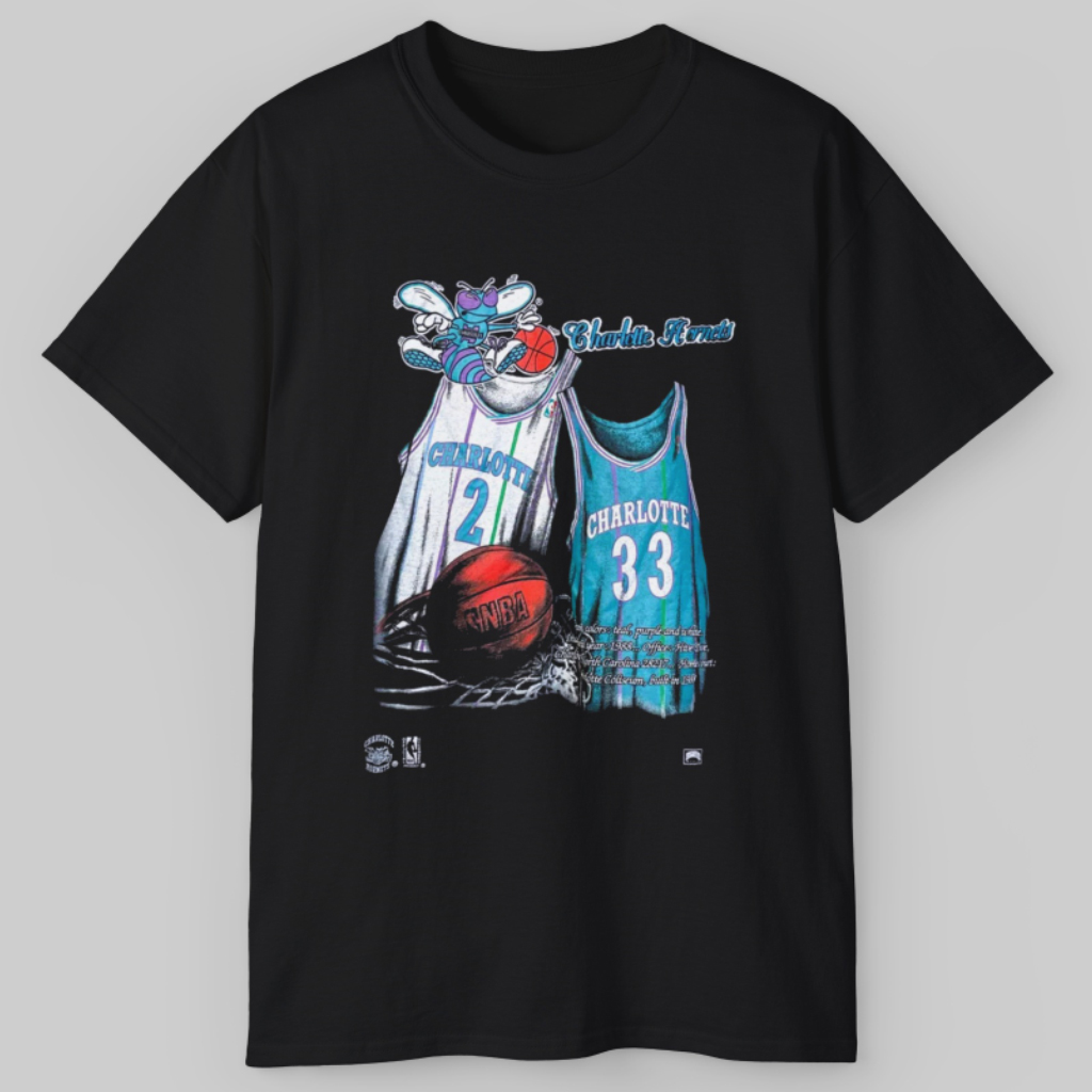 Vintage Nba Charlotte Hornets T shirt Vintage Nba Charlotte Hornets T shirt