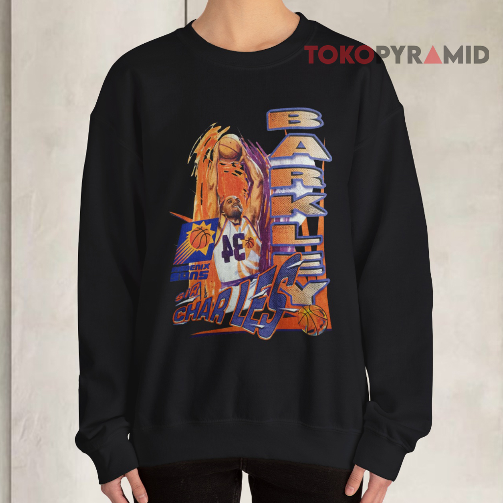 Vintage Nba Phoenix Suns Charles Barkley Black Sweatshirt Vintage Nba Phoenix Suns Charles Barkley Black Sweatshirt