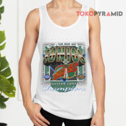 Vintage NBA Seattle Sonics 1996 Western Conference Champions Shirt 2 Vintage Nba Seattle Sonics 1996 Western Conference Champions Tank Top
