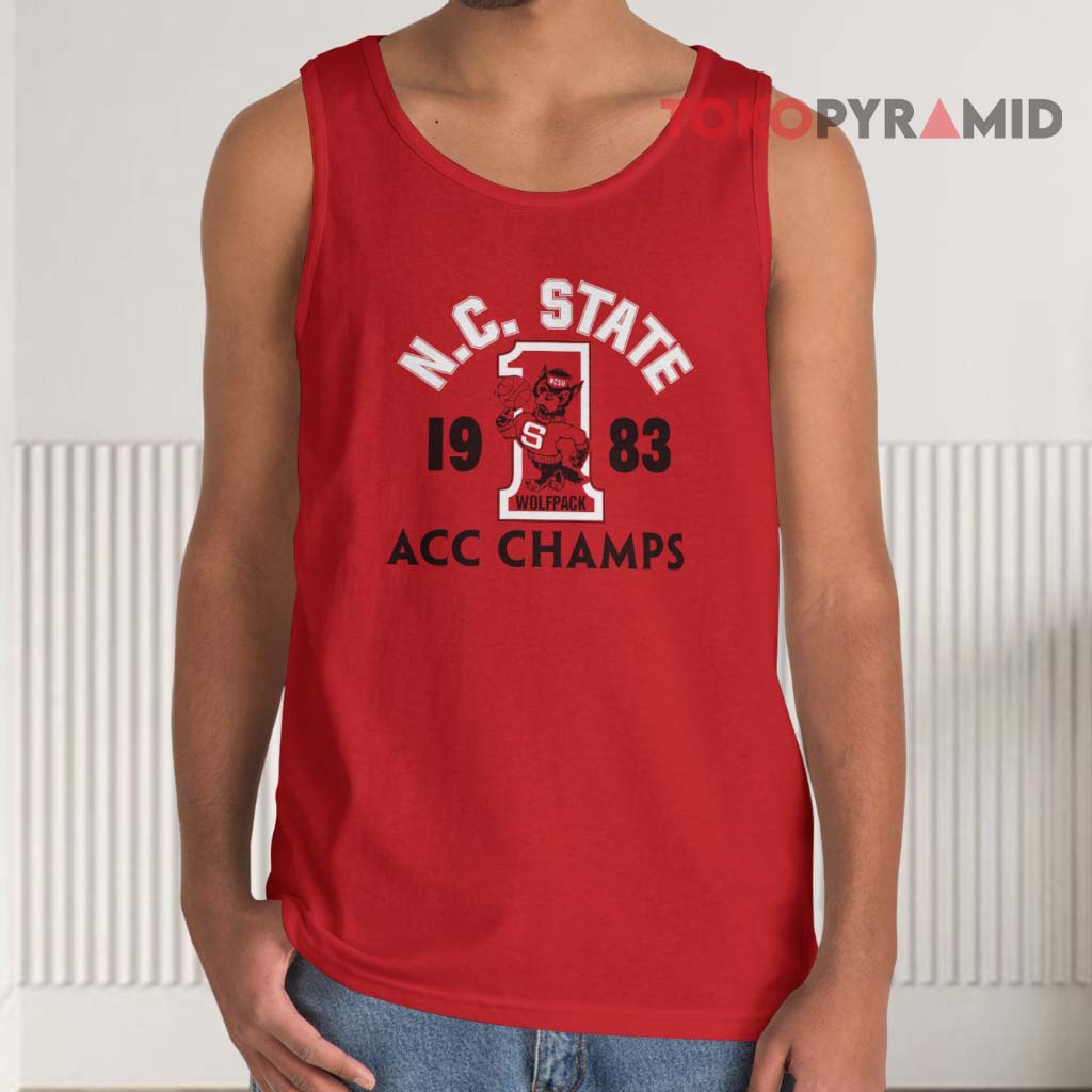 Vintage Nc State Wolfpack Basketball 1983 Tank Top Vintage Nc State Wolfpack Basketball 1983 Tank Top