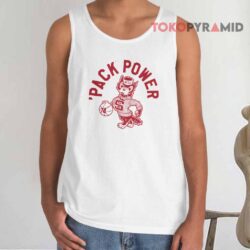 Vintage Nc State 'pack Power Tank Top