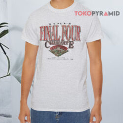 Vintage Ncaa 1994 Finals Four Charlotte Grey T shirt