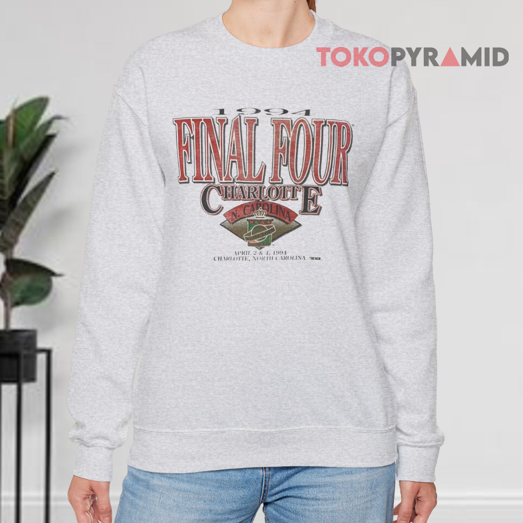 Vintage Ncaa 1994 Finals Four Charlotte Sweatshirt Vintage Ncaa 1994 Finals Four Charlotte Sweatshirt