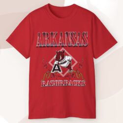 Vintage Ncaa Arkansas Razorbacks Logo T shirt