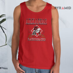 Vintage Ncaa Arkansas Razorbacks Logo Tank Top