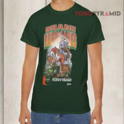 Vintage Ncaa Miami Hurricanes Storm'n Through Shirt