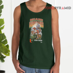 Vintage Ncaa Miami Hurricanes Storm'n Through Tank Top