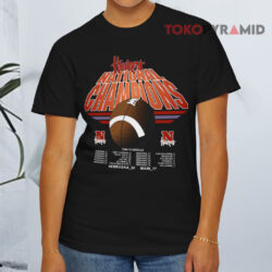 Vintage Nebraska Huskers 1994 National Champions Black T shirt