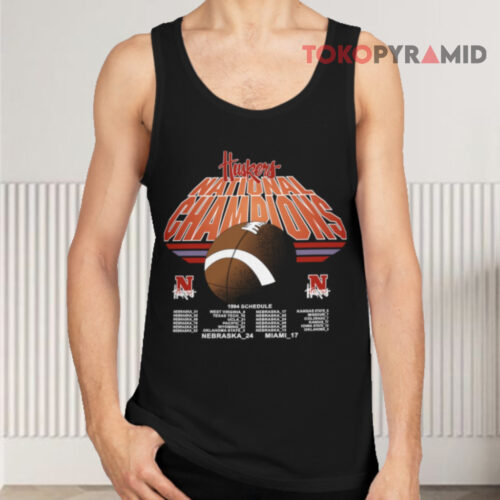 Vintage Nebraska Huskers 1994 National Champions Tank Top Vintage Nebraska Huskers 1994 National Champions Tank Top