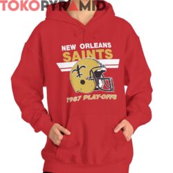 Vintage New Orleans Saints 1987 Playoffs Shirt 2 Vintage New Orleans Saints 1987 Playoffs Shirt