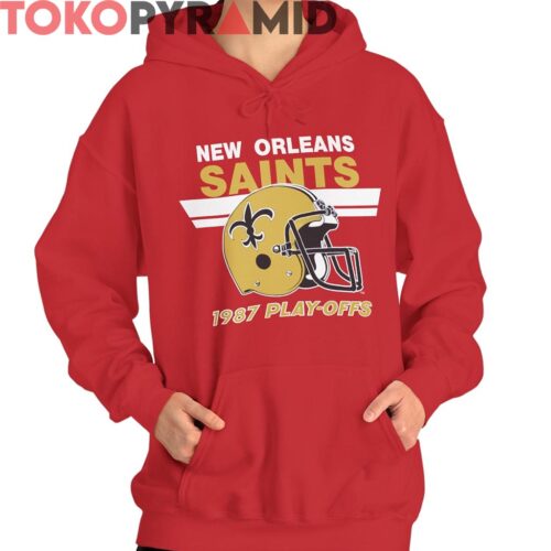 Vintage New Orleans Saints 1987 Playoffs Shirt Vintage New Orleans Saints 1987 Playoffs Shirt