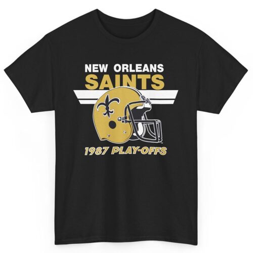 Vintage New Orleans Saints 1987 Playoffs Shirt Vintage New Orleans Saints 1987 Playoffs Shirt