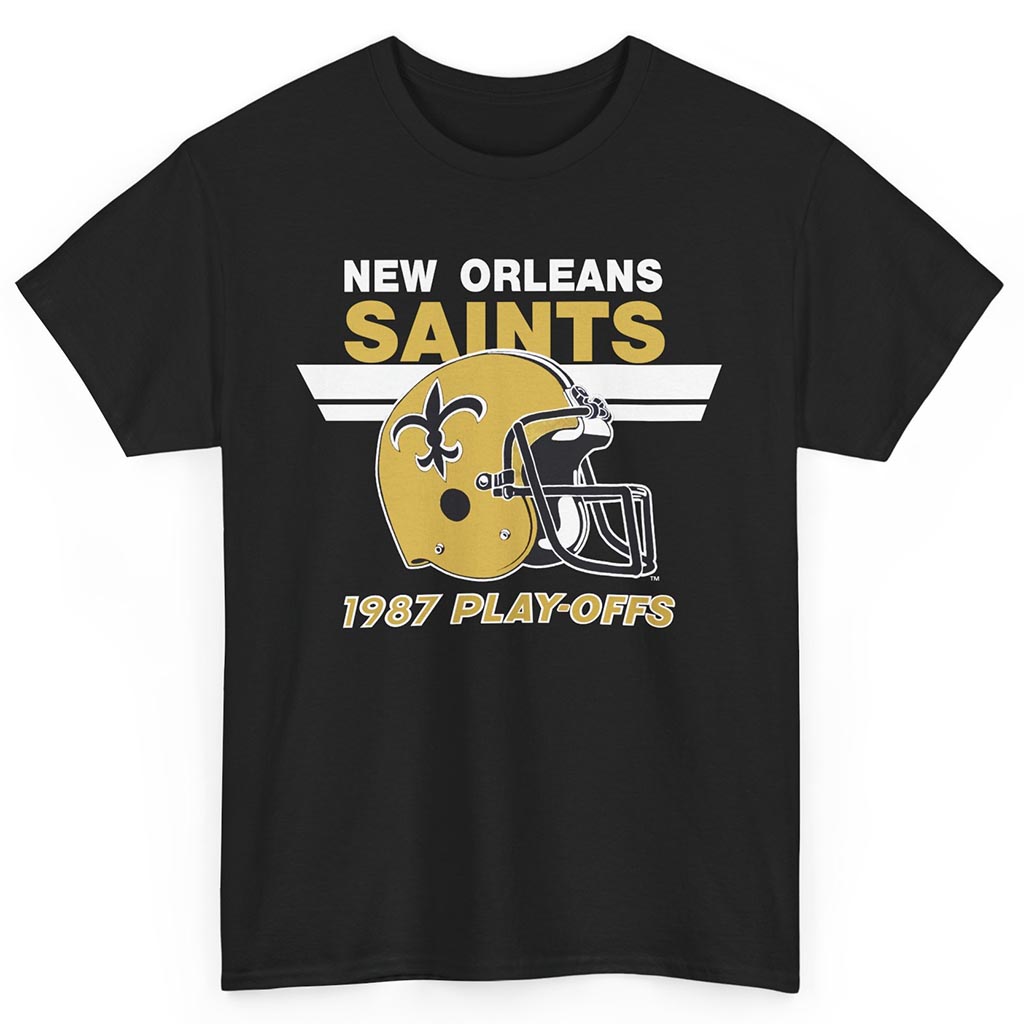 Vintage New Orleans Saints 1987 Playoffs Shirt Vintage New Orleans Saints 1987 Playoffs Shirt