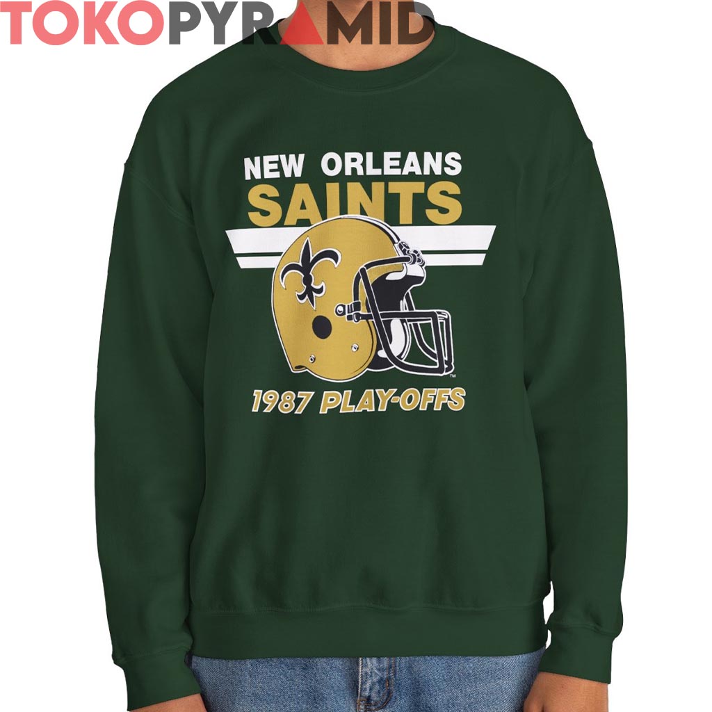 Vintage New Orleans Saints 1987 Playoffs Shirt Vintage New Orleans Saints 1987 Playoffs Shirt