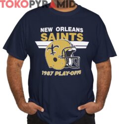 Vintage New Orleans Saints 1987 Playoffs Shirt
