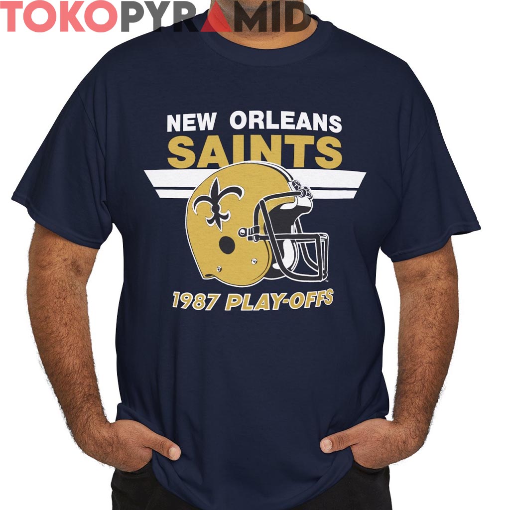 Vintage New Orleans Saints 1987 Playoffs Shirt Vintage New Orleans Saints 1987 Playoffs Shirt