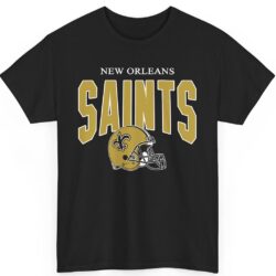 Vintage New Orleans Saints Helmet Shirt