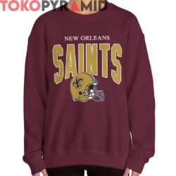 Vintage New Orleans Saints Helmet Shirt