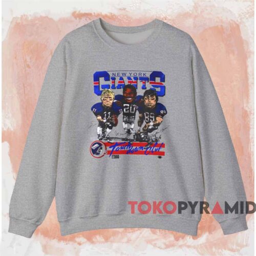 Vintage New York Giants Caricature Shirt Grey Sweatshirt