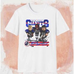 Vintage New York Giants Caricature Shirt White T shirt