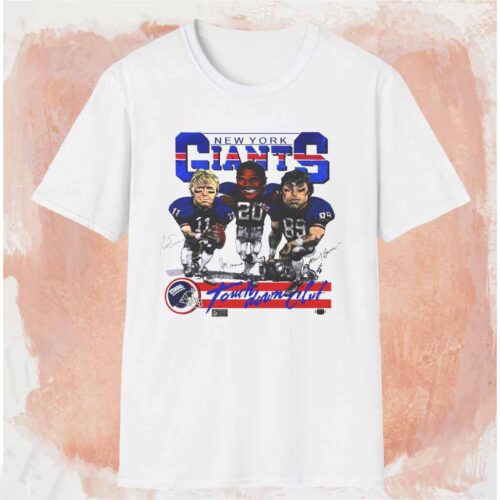 Vintage New York Giants Caricature Shirt White T shirt