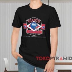 Vintage New York Giants Nfc Shirt Black T shirt